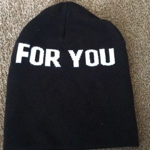 Black beanie